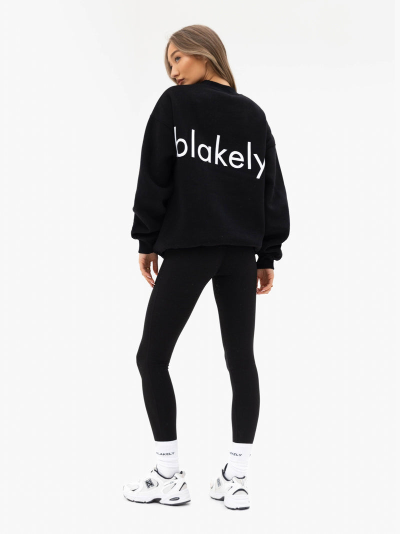 Thea Oversized Jumper - Black