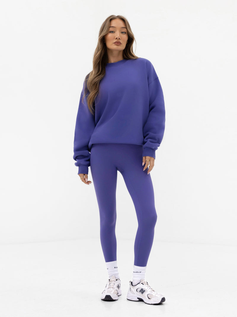 Thea Oversized Jumper - Bold Purple