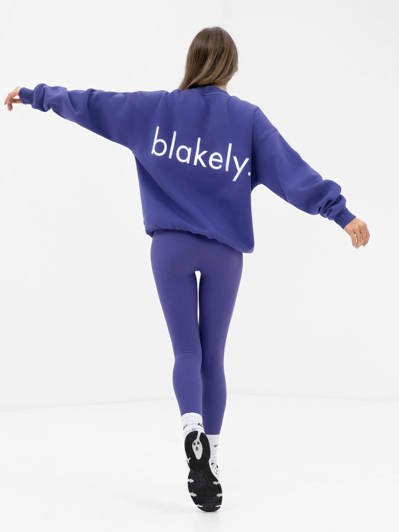 Thea Oversized Jumper - Bold Purple