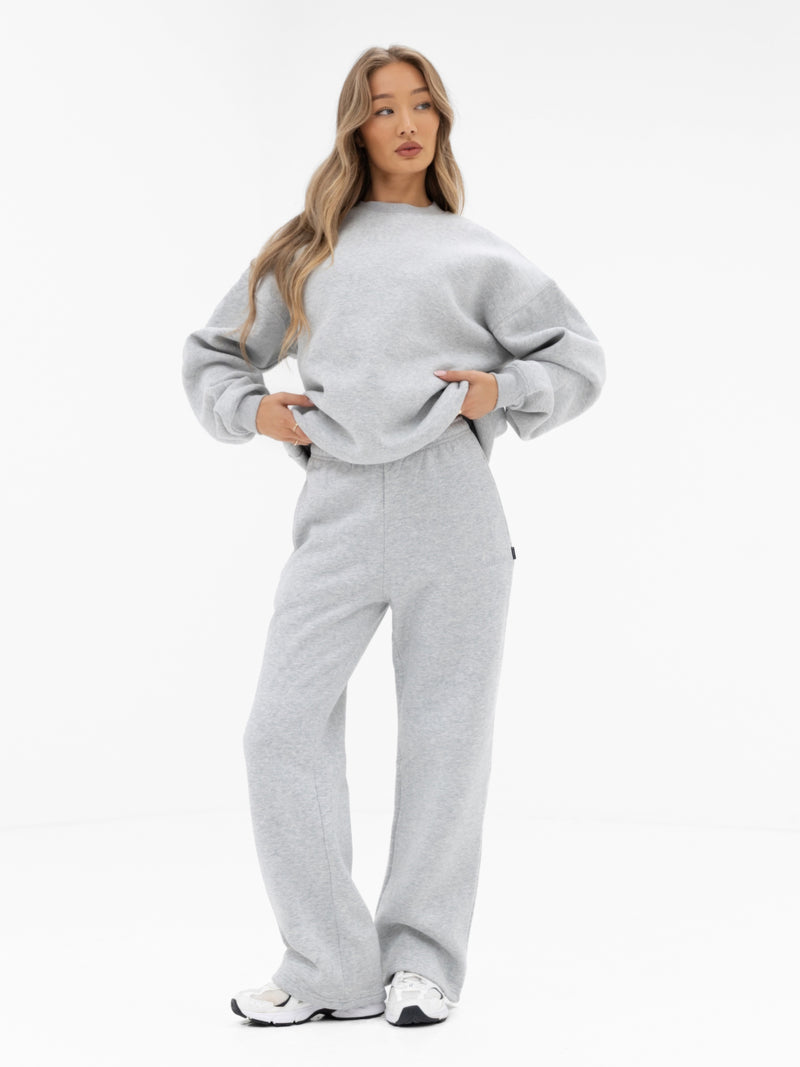 Thea Oversized Jumper - Marl Grey