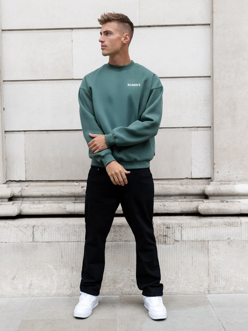 Jordan Relaxed Jumper - Vintage Green