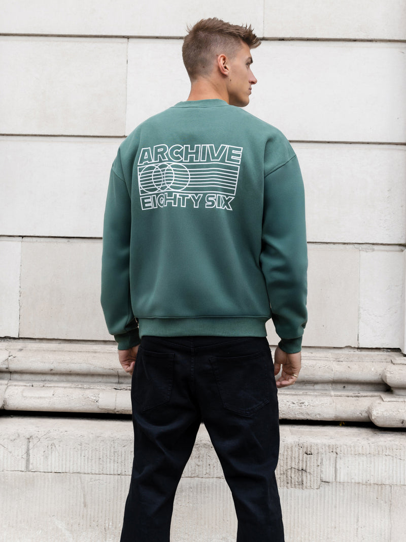 Jordan Relaxed Jumper - Vintage Green