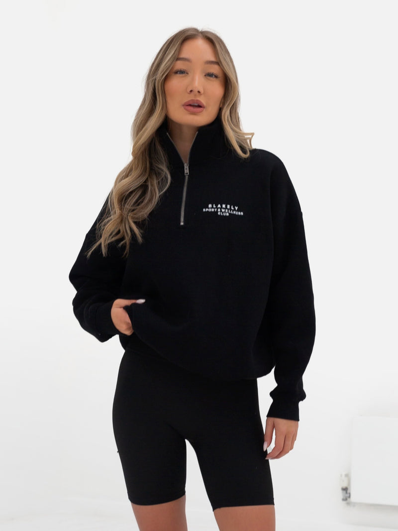 Ultimate 1/4 Zip Jumper - Black