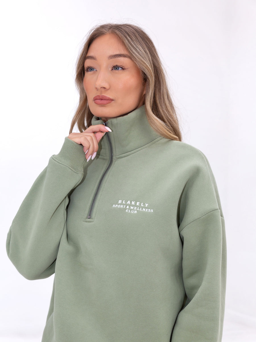 Ultimate 1/4 Zip Jumper - Pistachio