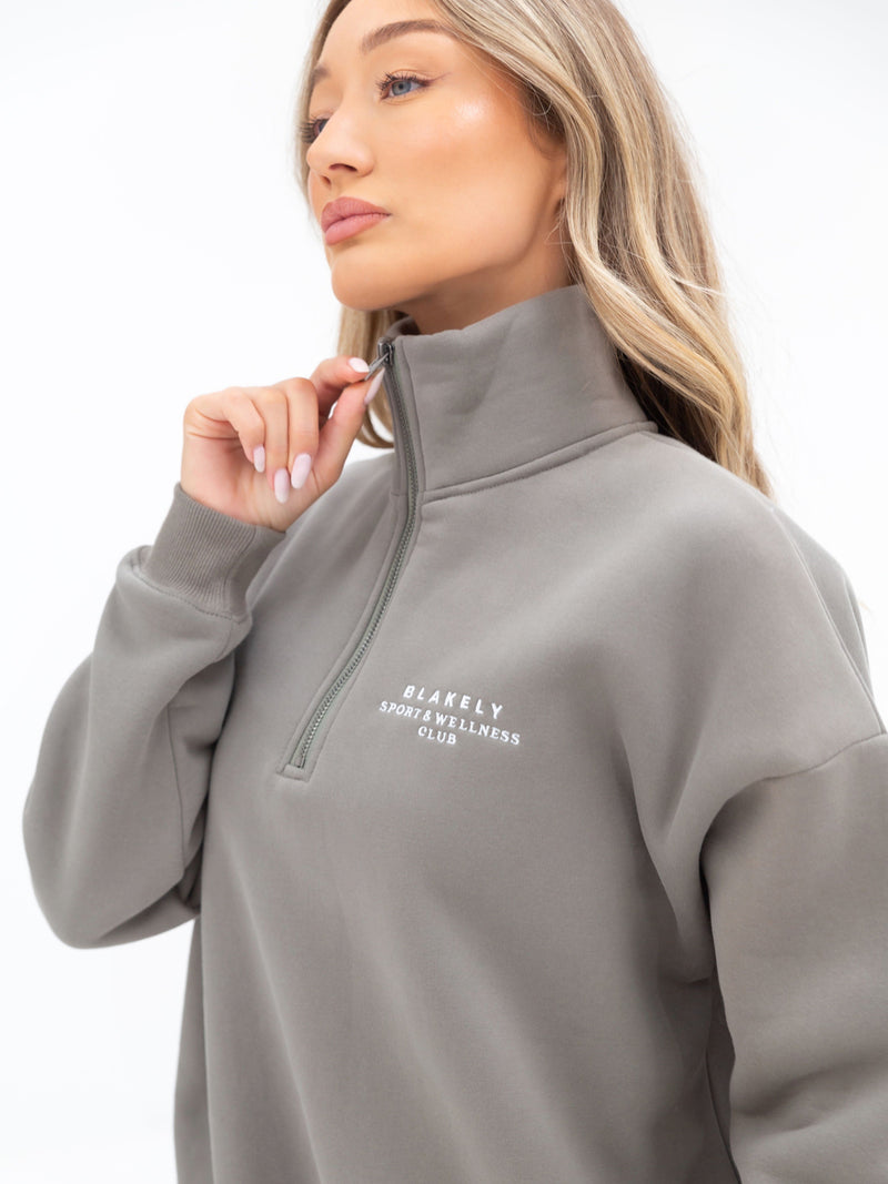 Ultimate 1/4 Zip Jumper - Safari Green