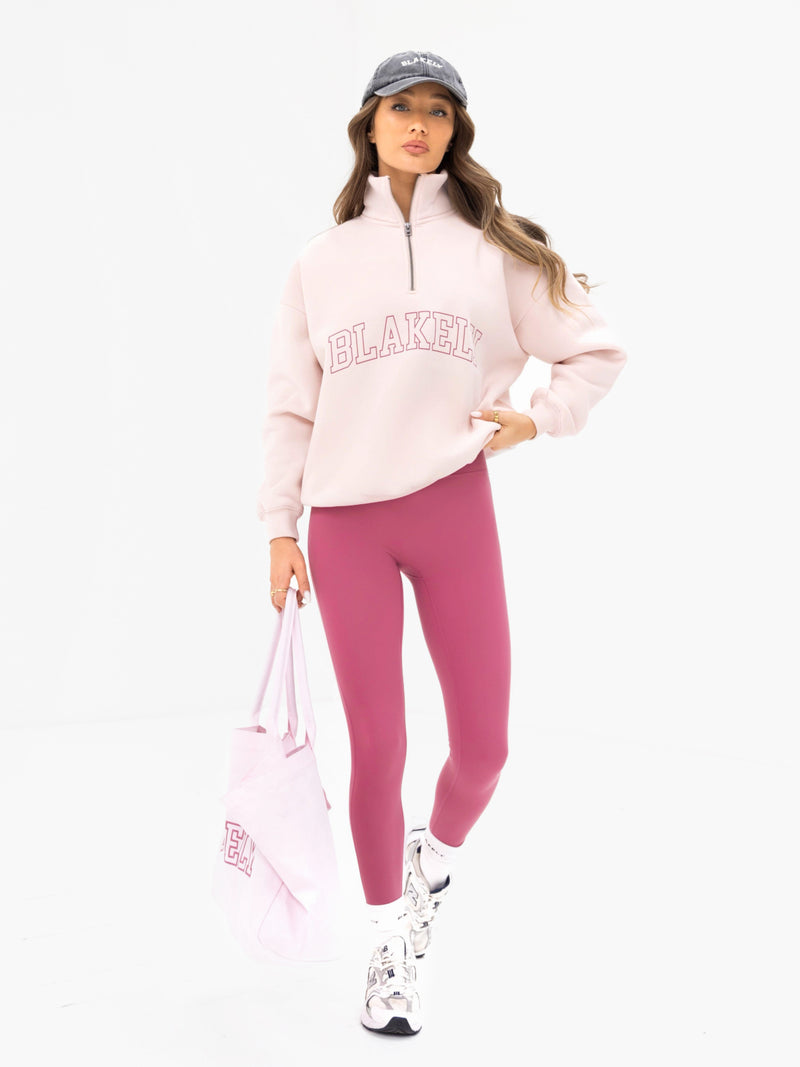 Outline Varsity 1/4 Zip Jumper - Balletroze