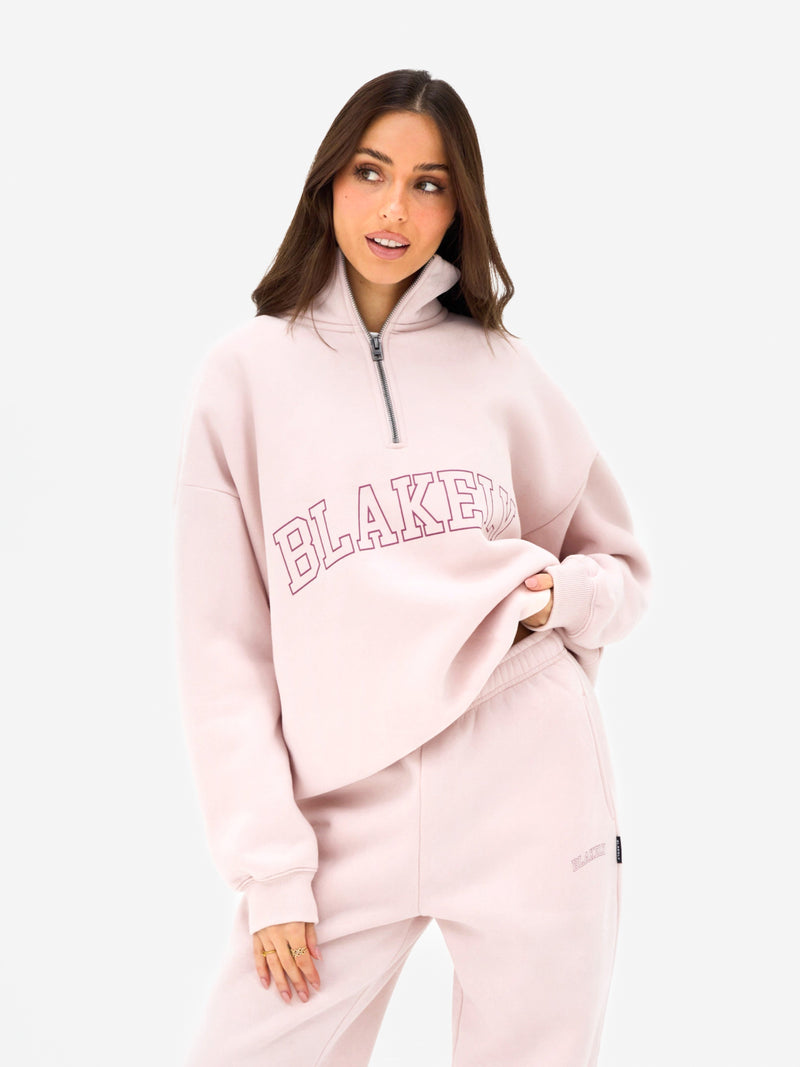 Outline Varsity 1/4 Zip Jumper - Balletroze