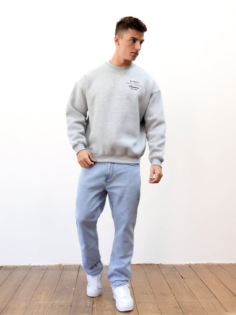 Legacy Relaxed Jumper - Marl Grey