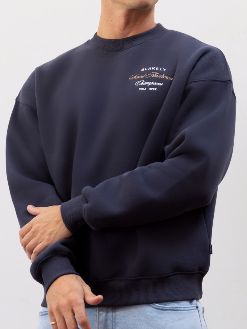 Legacy Relaxed Jumper - True Navy