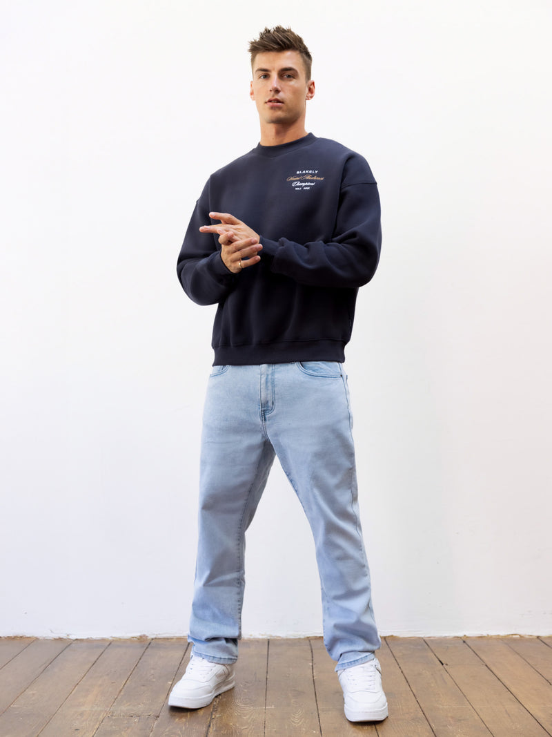 Legacy Relaxed Jumper - True Navy