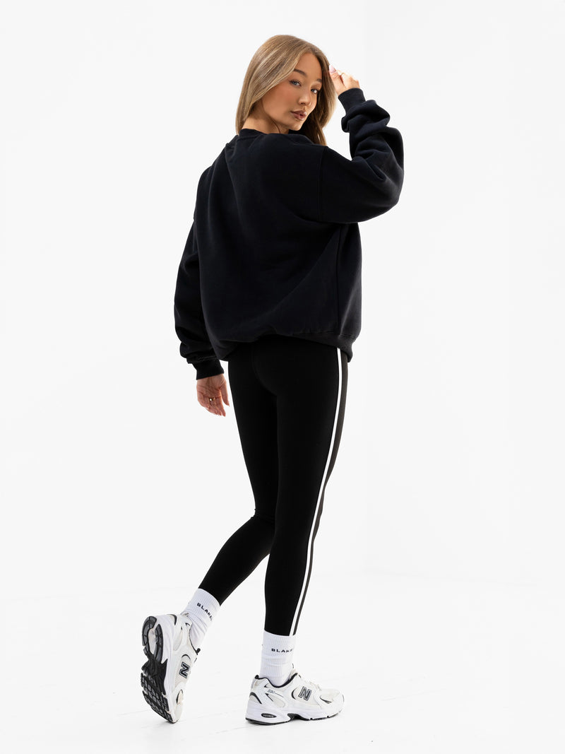 Jada Oversized Jumper - Black