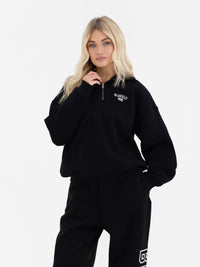 Alexis 1/4 Zip Jumper - Black