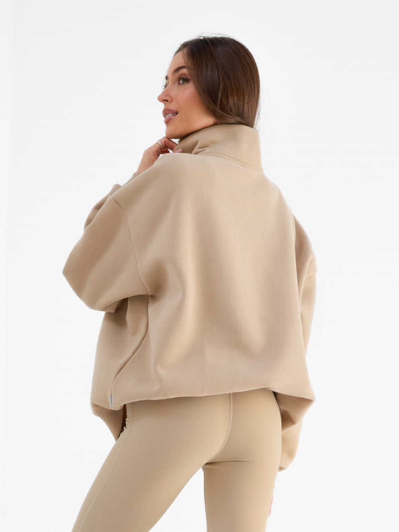 Heritage 1/4 Zip Jumper - Bruinen