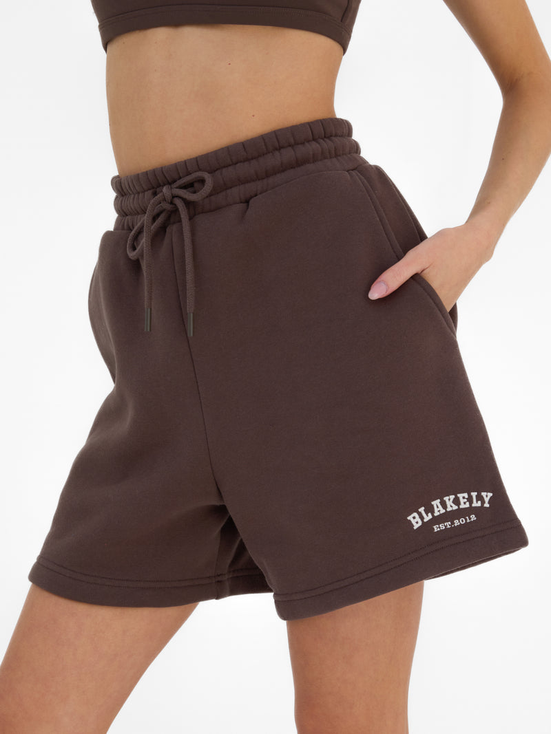 Heritage Jogger Shorts - Dunkle Schokolade