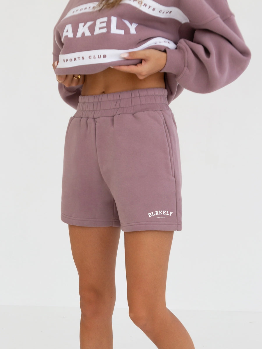 Heritage Jogger Shorts - Dusty Pink