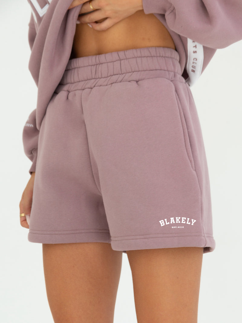 Heritage Jogger Shorts - Dusty Pink