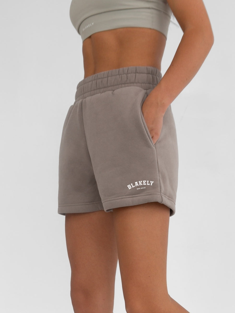 Heritage Jogger Shorts - Neutral Grey