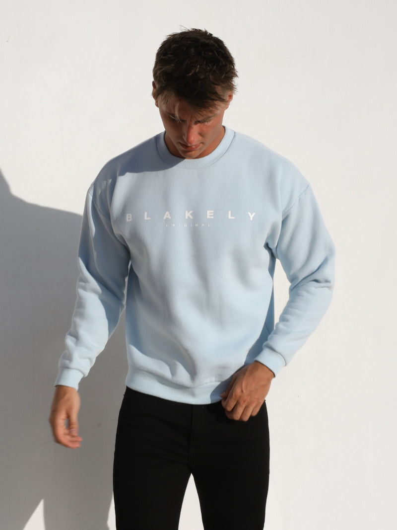 Evolved Relaxed Jumper - Light Blue