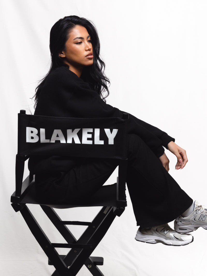 Studio Oversized Jumper - Tonal Black