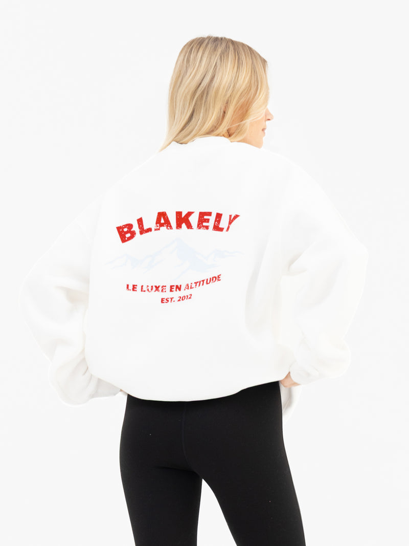 Amari Altitude Oversized Jumper - Weiß