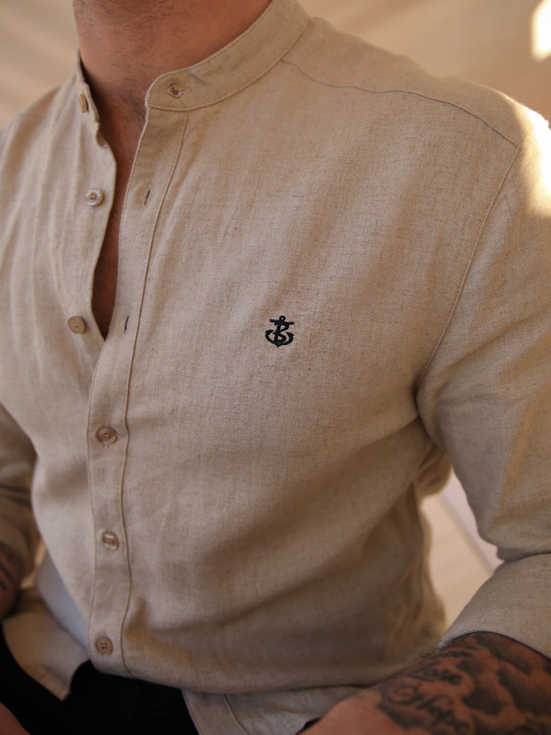 Berkane Linen Shirt - Tan