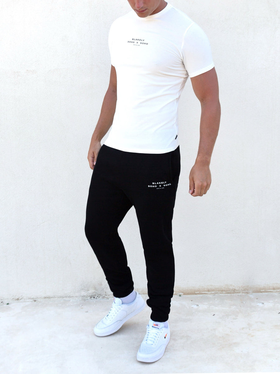 Soho Relaxed Sweatpants - Black