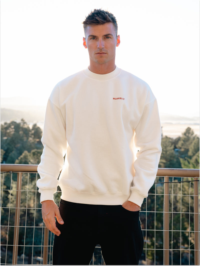 Sonny Ski Relaxed Jumper - White