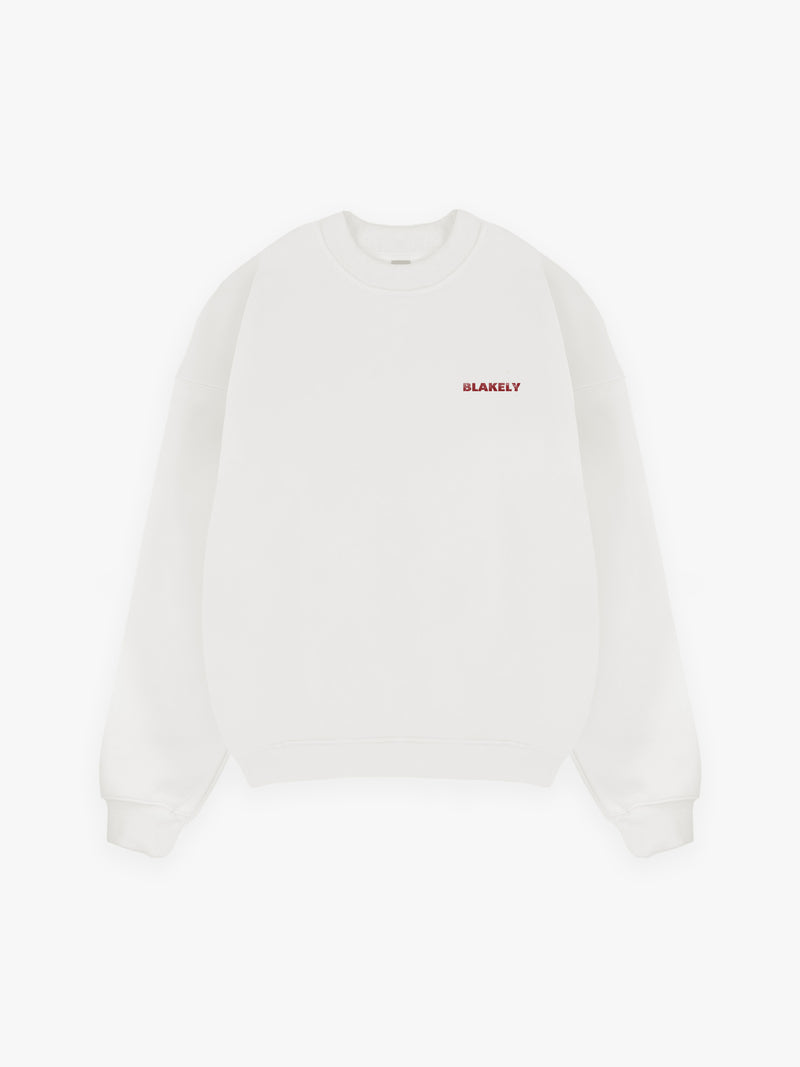 Sonny Ski Relaxed Jumper - White