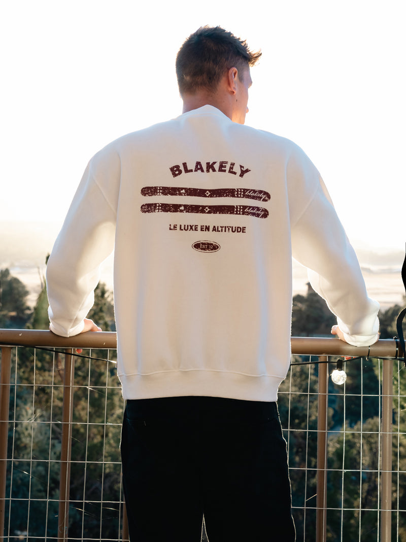 Sonny Ski Relaxed Jumper - Weiß