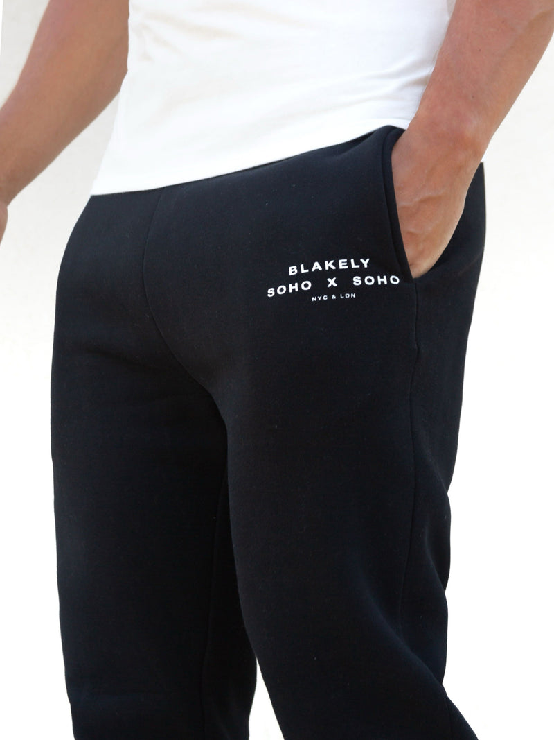 Soho Relaxed Sweatpants - Black