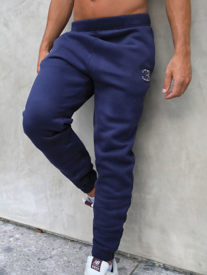 Initial Relaxed Sweatpants - Dark Navy