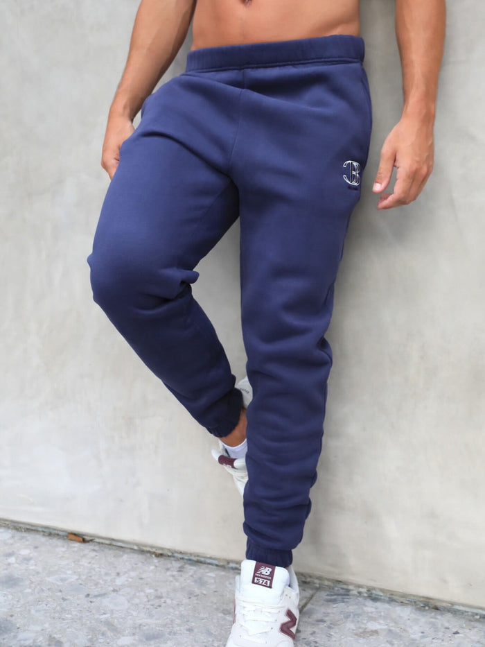 Initial Relaxed Sweatpants - Dark Navy