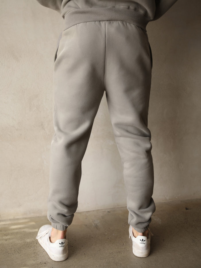 Italia Relaxed Sweatpants - Stone Grey