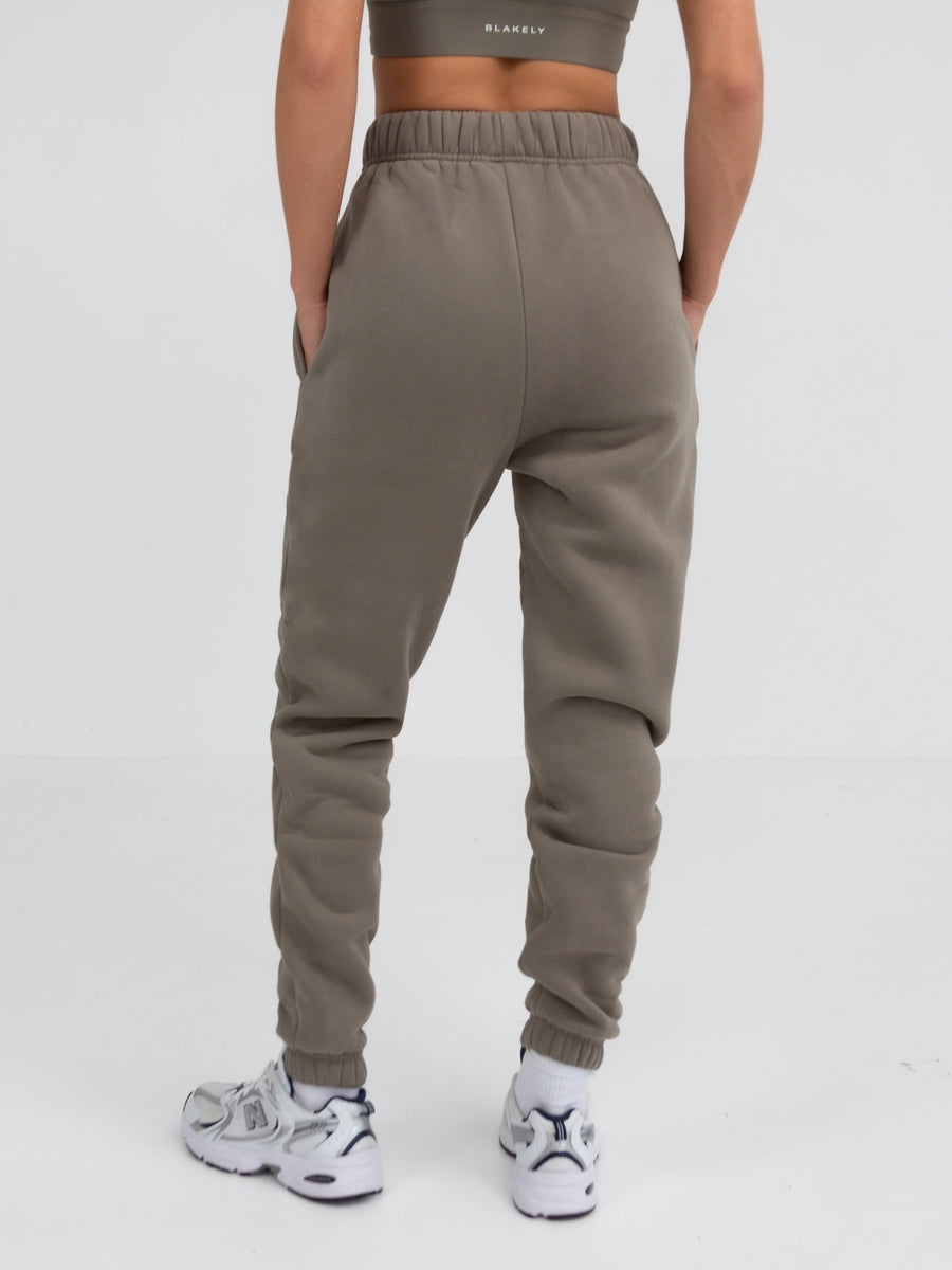 Soho Script Sweatpants - Safari Green