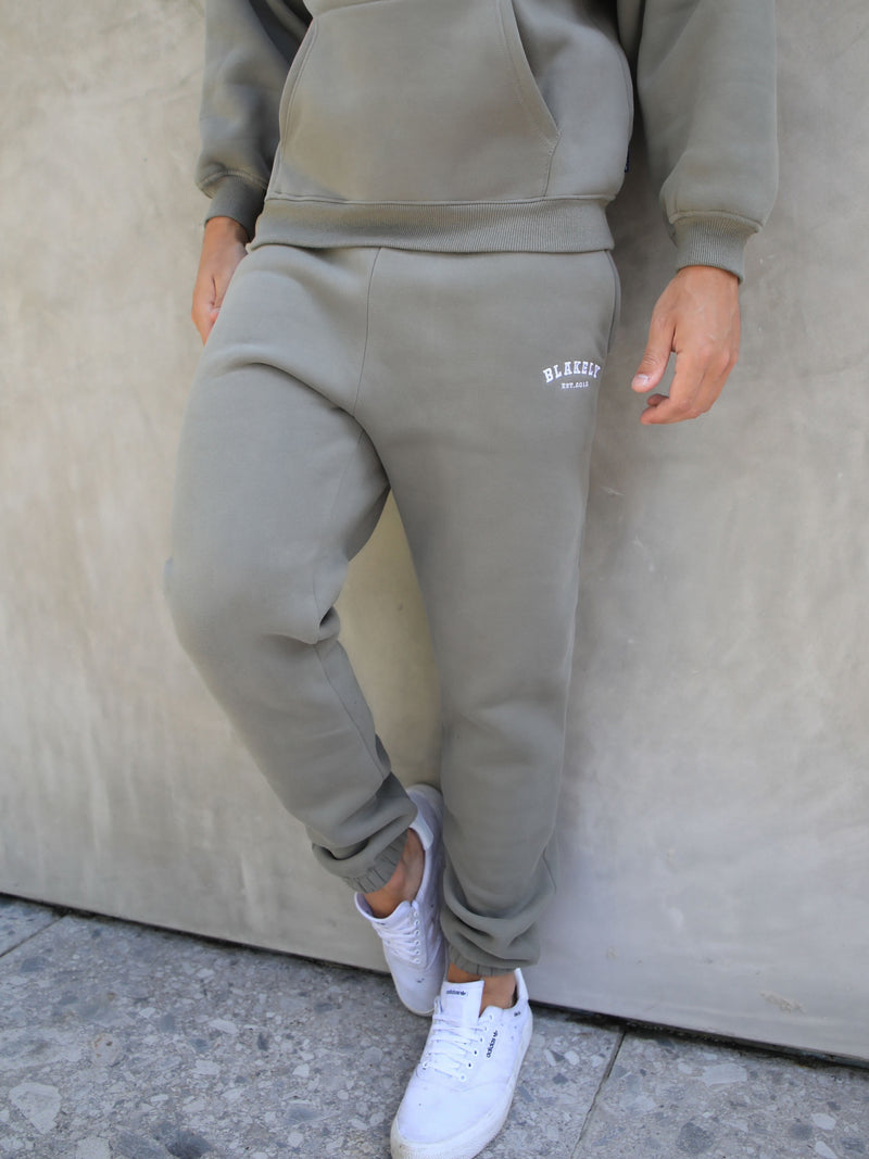 Varsity Relaxed Sweatpants - Safari Green