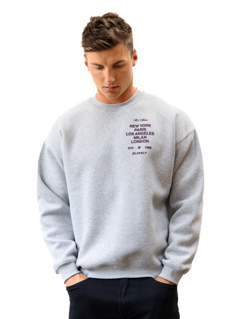 Apex 610 Relaxed Jumper - Marl Grey