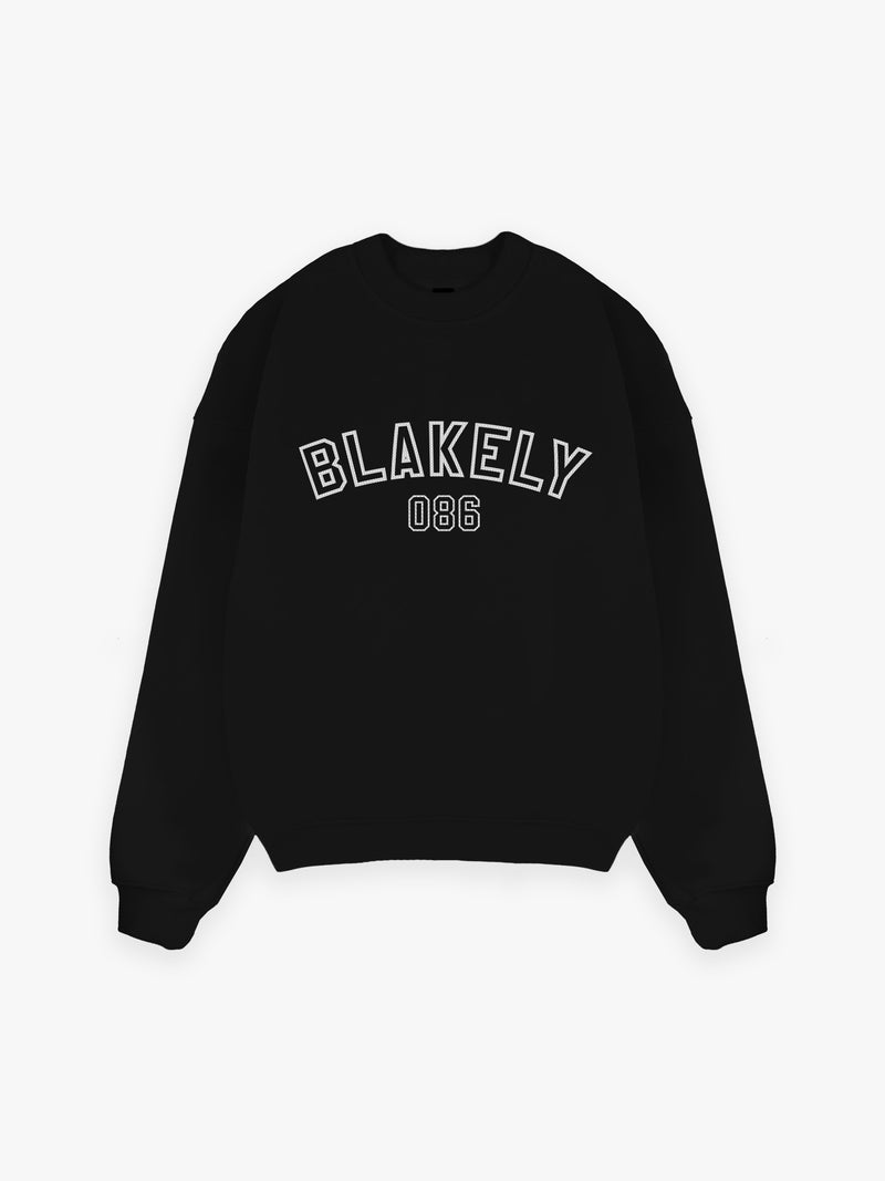 Miles Relaxed Jumper - Schwarz