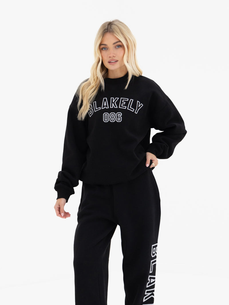 Alexis Oversized Jumper - Black