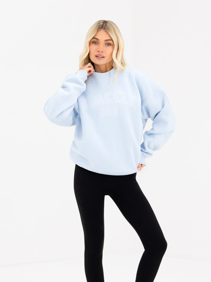 Alexis Oversized Jumper - Powder Blue