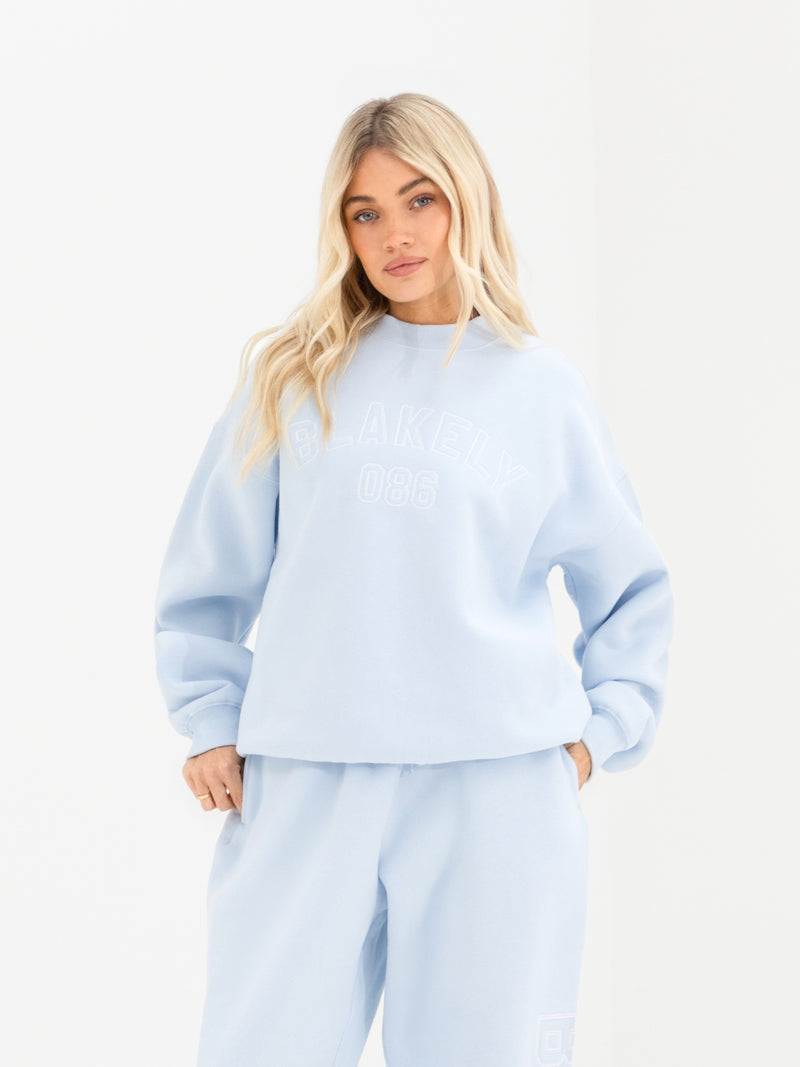 Alexis Oversized Jumper - Powder Blue