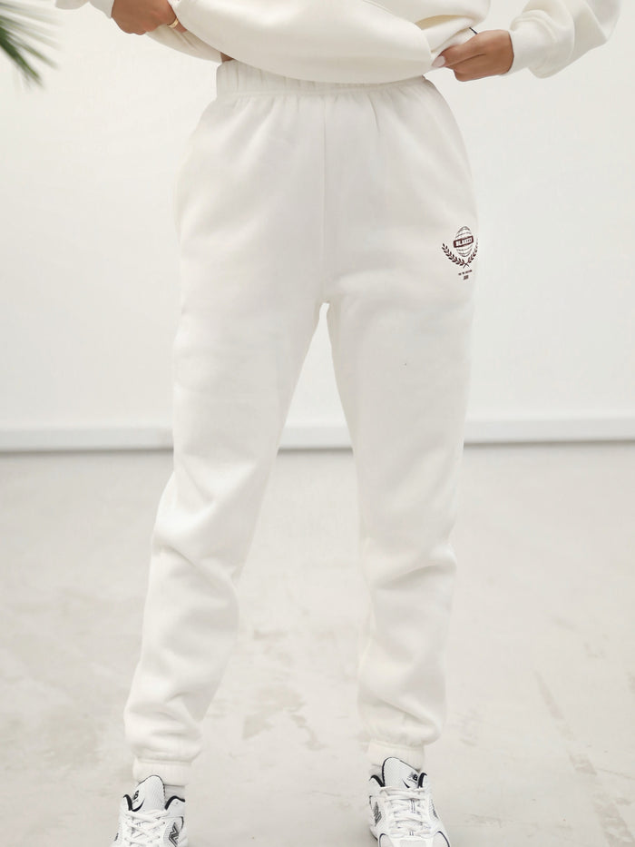 Varsity Sweatpants - Off White