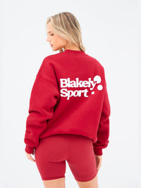 Motion Oversized Jumper - Kers Rood