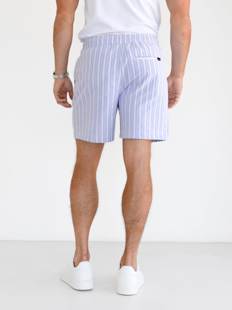 *UNRELEASED* 2340 Gestreepte herenshorts - Blauw