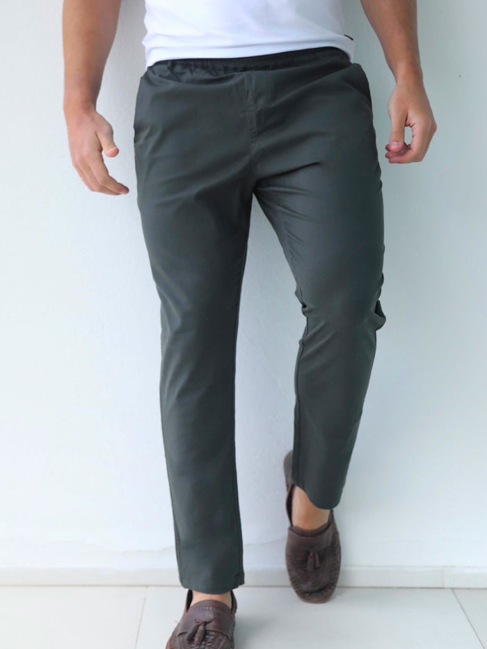 Amalfi Trousers - Khaki Green