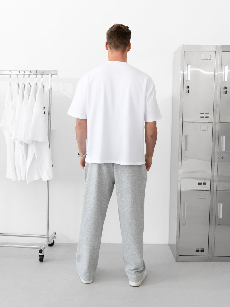 Varsity Unfitted T-Shirt - White & Black