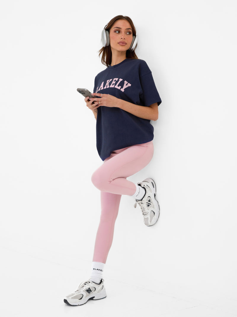 Varsity Oversized T-Shirt - Echte marine