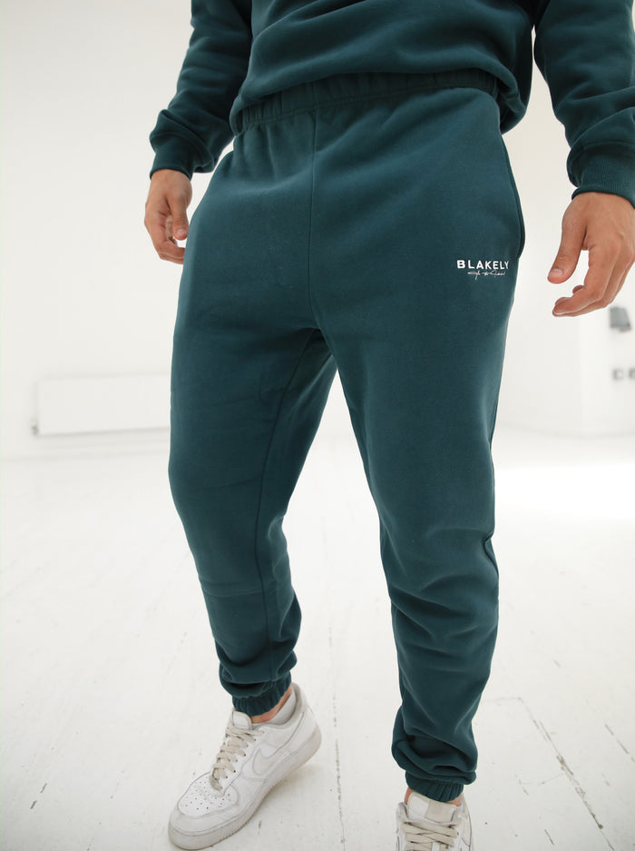 Signature Relaxed Sweatpants - Teal Green