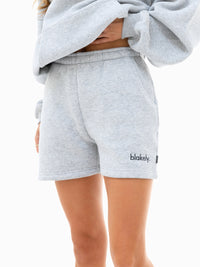Sami Jogger Shorts - Marl Grey