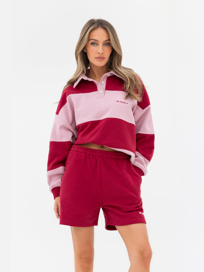 Harper Jogger Shorts - Beerenrot
