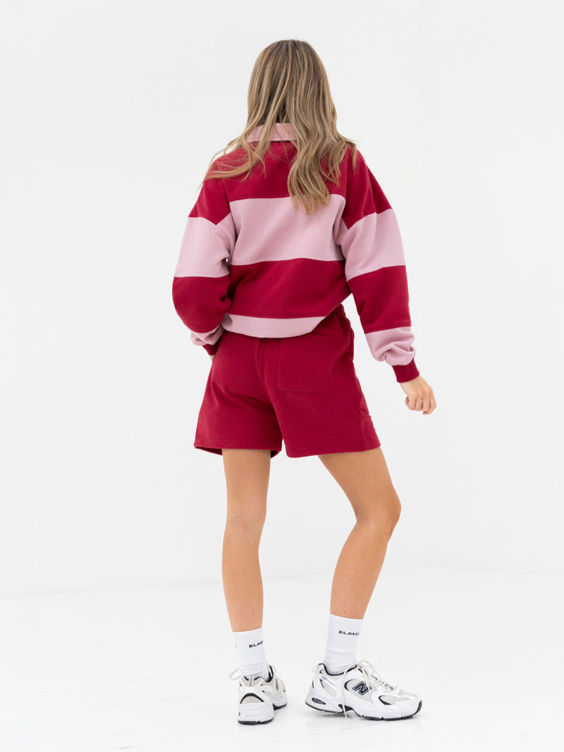 Harper Jogger Shorts - Beerenrot
